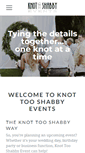 Mobile Screenshot of knottooshabbyeventplanning.com